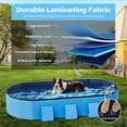 thumbnail image 5 of Foldable Dog Pool, 72'' Large Dog Pool for Large Dogs with Reinforced Sidewalls for Stability, Portable Pet Bath Tub for Indoor Outdoor Backyard Use, 5 of 11