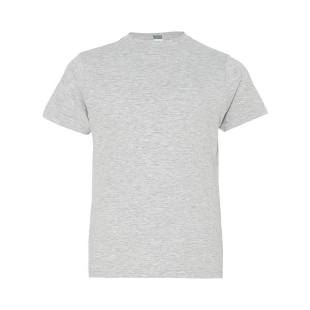 Youth Fine Jersey Tee, XS, Heather