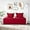 Red, variant on 5 Piece Daybed Cover Set Twin Daybed Bedding Sets for All Season Lightweight Daybed Comforter with Matching Shams&Decorative Pillows, Double Sided-Quilting Day Bed Cover,39"x75",Gray