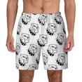thumbnail image 2 of Picia Cool Dog pattern Mens Swim Trunks with Compression Liner Stretch Beach Shorts Quick Dry with Zipper Pockets No-Chafing Board Shorts-3X-Large, 2 of 9