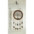 thumbnail image 2 of Evergreen Wood and Metal Tree of Life Garden Bell, 12''x 1'' x 32'' inches, 2 of 2
