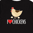 thumbnail image 4 of Inktastic Chickens Cute Farm Animal Boys or Girls Long Sleeve Toddler T-Shirt, 4 of 5