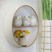 Set of 3 Resin Bird Figurines - Polyresin Decorative Birds for Home, Office, Bedroom & Living Room Decor - Elegant Rustic Animal Sculpture for Shelves, Tables & Desks, Ivory, 5"