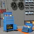 thumbnail image 3 of SUNCROWN Tool Chest, Assembled Tool Cabinet with 8 Drawers, Detachable Organized Tool Chests, Lockable Tool Cabinet for Workshop, Warehouse, Mechanics Garage (Blue), 3 of 10