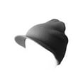 thumbnail image 1 of New Cuffless Acrylic Beanie Visor, Grey, 1 of 1