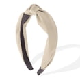 thumbnail image 1 of Accesorios de cabello de moda para mujeres, diadema anudada Unique Bargains, bandas para el cabello de nudo superior, color beige, 1 of 7