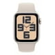 thumbnail image 2 of Apple Watch SE GPS (2da Gen) • Caja de aluminio blanco estelar de 40 mm • Correa deportiva blanco estelar - M/L, 2 of 3