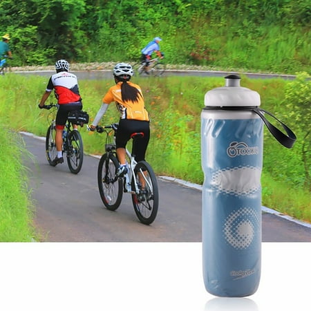 

Farfi Outdoor Bottle Wide Mouth Insulated Bike Riding Accessory 710ml Sport Cup Outdoor Activities