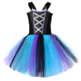 thumbnail image 5 of Disfraz de mariposa y esqueleto de Halloween para niños, disfraz de fiesta de carnaval con alas de calavera negra, conjunto de vestido de tutú de hada elfa oscura para niñas, 5 of 5
