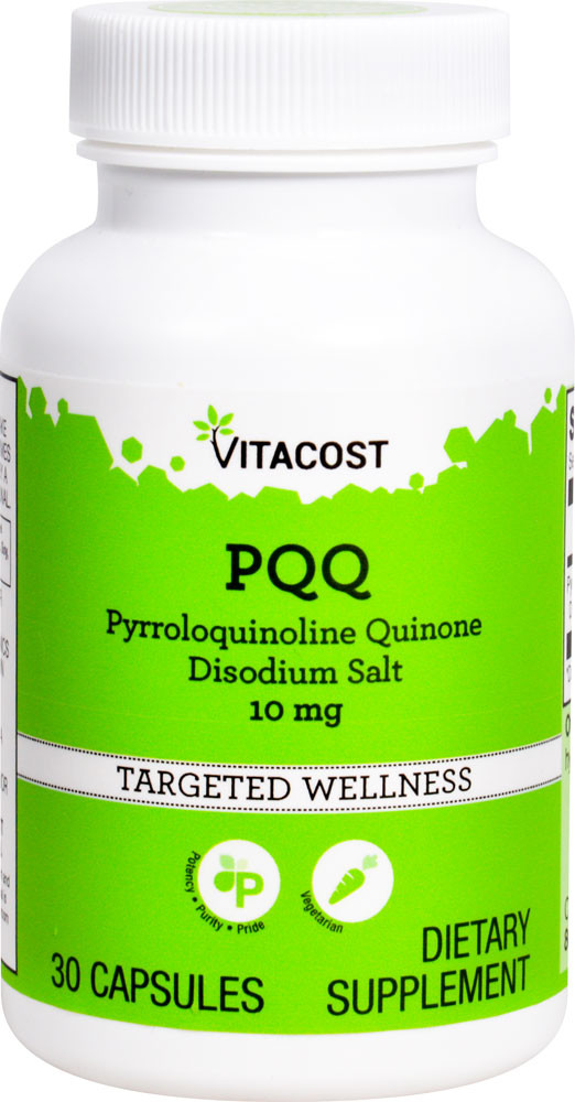 Pqq Pyrroloquinoline Quinone Disodium Salt 10 Mg 30 Capsules