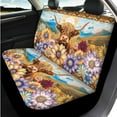 thumbnail image 3 of Uorisanigo Aztec Highland Cow 14 Pcs Car Seat Covers Full Set Steering Wheel Cover Auto Console Cover Cars Headrest Cover Auto Seat Belt Cover Keychain Elastic Easy Installation Fit Car SUV, 3 of 6