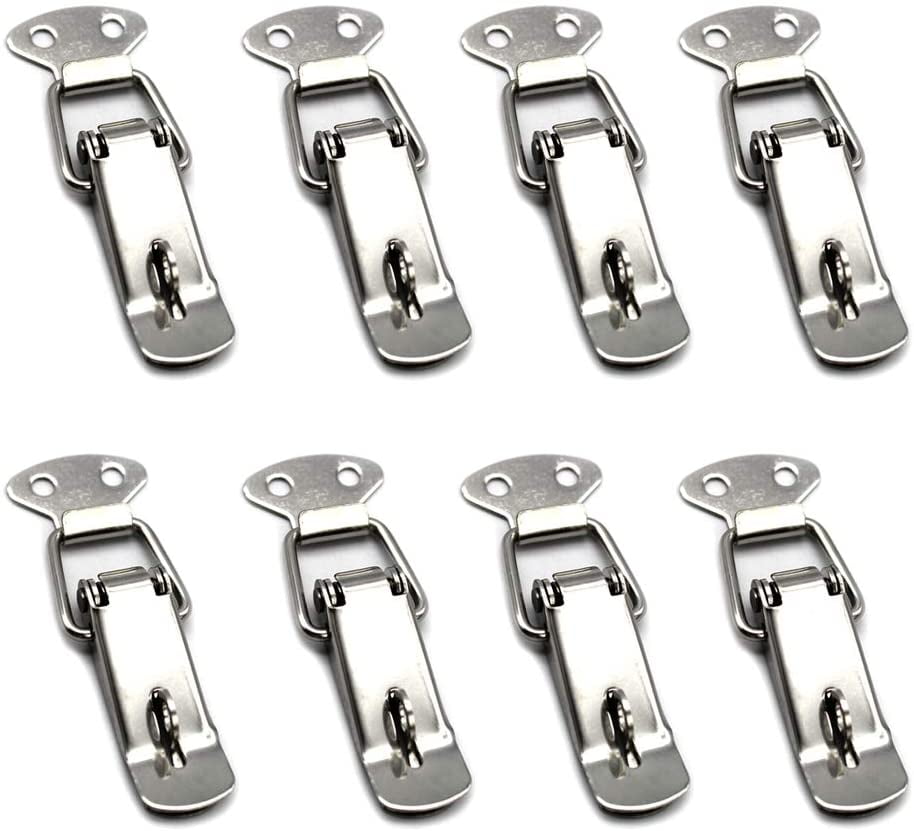 8 Pieces Lever Latch Spring Catch Latch Toggle Stainless Steel for Tool ...