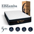 thumbnail image 1 of Colchón Matrimonial EBDreams Zamba Medio Firme Blanco 4 tecnologías AirFoam Hecho en México El Bazar Store, 1 of 6