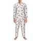 thumbnail image 3 of Balery Dachshund Dog Puppy Pijama para Hombre de Dos Piezas con Manga Larga, Conjunto de Dormir y Descanso Suave con Bolsillos-Large, 3 of 7