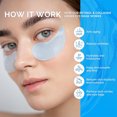thumbnail image 3 of Parches para ojeras: 30 pares de geles de colágeno y retinol para ojos, reducen las arrugas, las bolsas y las bolsas, almohadillas para el tratamiento de la piel, humectante antienvejecimiento para mu, 3 of 5