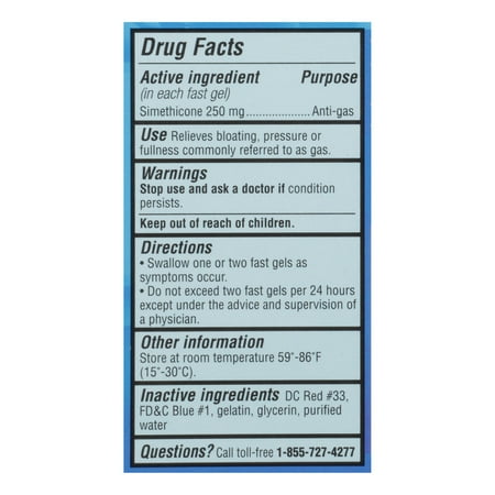 Phazyme Maximum Strength Softgel, 250mg, 12 Ct