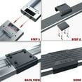 thumbnail image 3 of APS Wheel to Wheel Running Boards 5in Compatible with Toyota Tundra 2007-2021 Double Cab 6.5ft Bed 304 Stainless Steel (Nerf Bars Side Steps Side Bars), 3 of 6