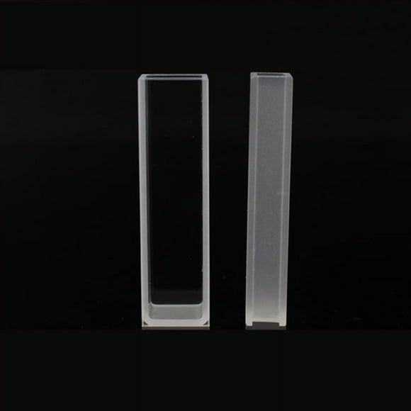 Cubeta de vidrio de cuarzo de 5 mm, 10 mm, 20 mm, 30 mm, 40 mm, 50 mm y 100 mm, compacta y portátil