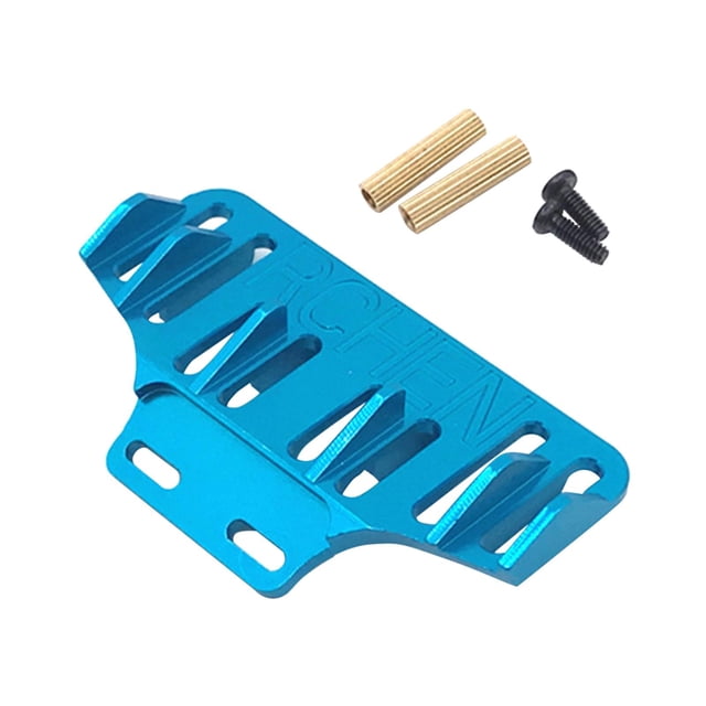 Reemplazos de Parachoques trasero de alerón trasero de Metal para K969 K979 Piezas de accesorios de bricolaje Azul perfecl