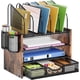 thumbnail image 1 of Organizador de escritorio Marbrasse de 4 niveles con cajón y 5 soportes para archivos, 1 of 6