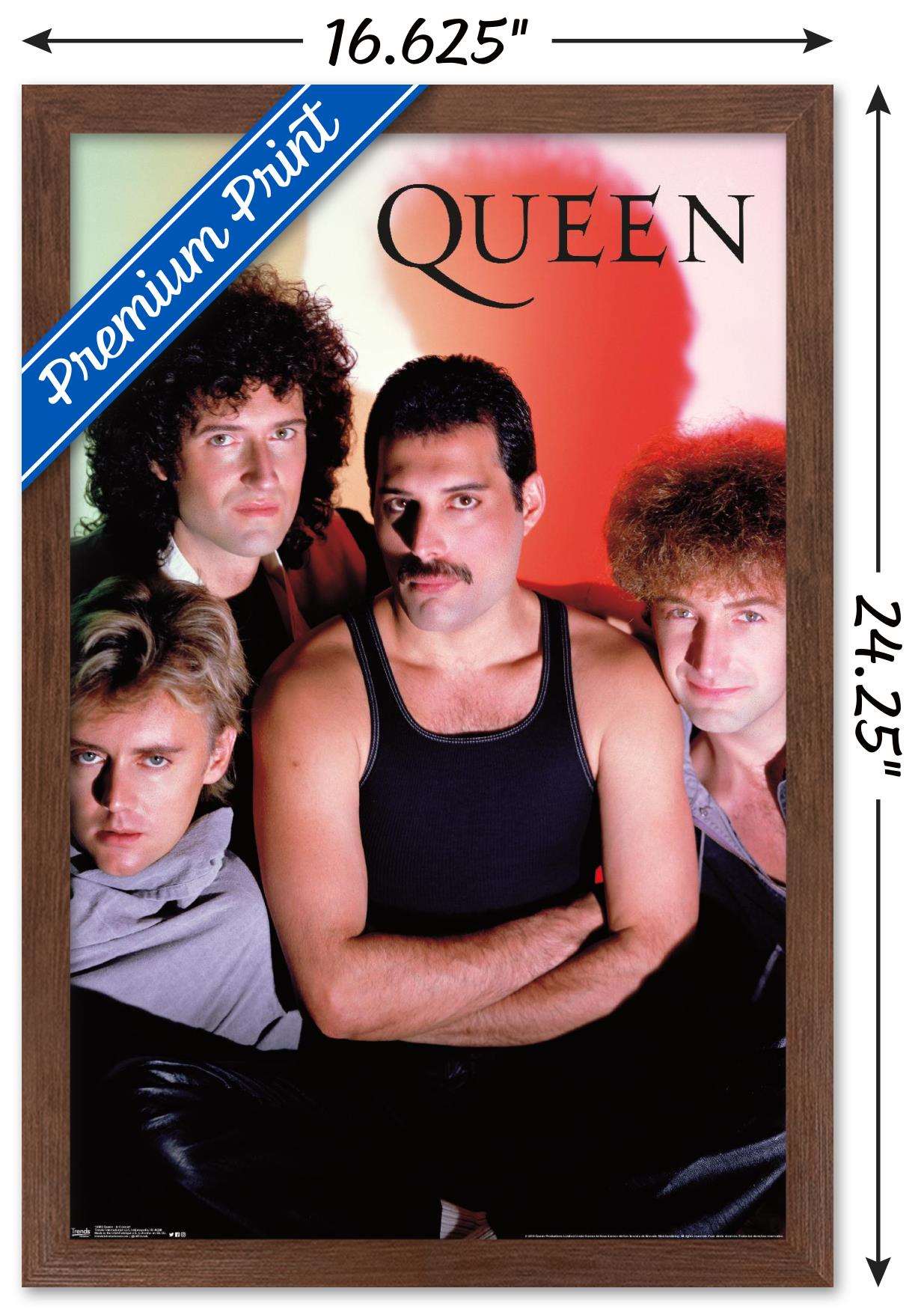 Queen - In Concert Wall Poster, 14.725" x 22.375", Framed
