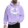 thumbnail image 2 of WXLWZYWL Funny Halloween Hoodies for Men Bat Design Shirt for Men with Pocket Drawstring Sweatshirt Hooded Costumes Pullover Tops Plus Size, 2 of 5