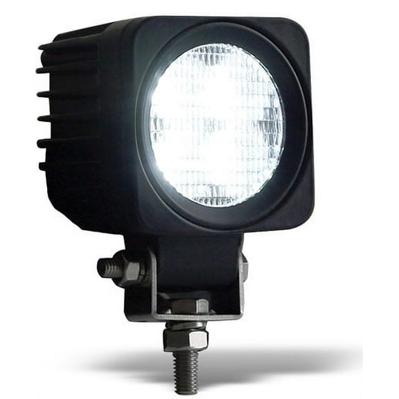 Buyers 1492129 2.5" Square 4 LED Utility Work Light Clear 12-24V 780 Lumens