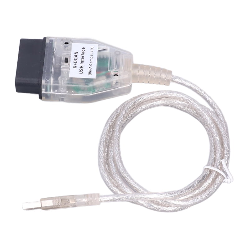 Strumento diagnostico con interruttore Interfaccia OBD USB Linea di test cavi diagnostici NPA K + DCAN K + CAN