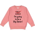 thumbnail image 2 of Inktastic I'm Going to Be a Big Sister Toddler Sweatshirt, 2 of 4