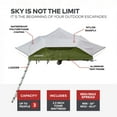 thumbnail image 4 of Yakima SkyRise Medium Rooftop Camping Tent for 3 People with Ladder, Green, 4 of 11