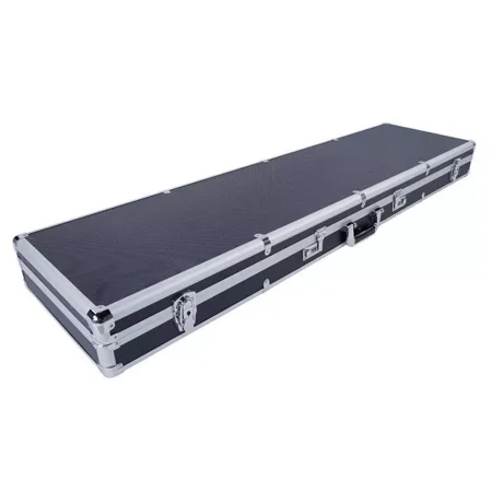 53 Rifle Shotgun Hard Carrying Case Aluminum Framed Lock Box Safe Storage New
