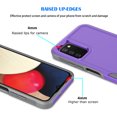 thumbnail image 2 of TakFox Samsung A03S Heavy Duty Shockproof Hybrid Dual Layer Protection, Purple, 2 of 7