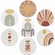 thumbnail image 1 of wonima44 6 Pcs Coasters for Drinks with Holder,Minimalist Geometric Boho Absorbent Coaster with Cork Backing,Great Gift for Housewarming,Room Decor,Bar,Holiday Party, 1 of 1