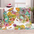 thumbnail image 3 of Hummingbird Floral Blanket Spring Flowers Gifts for Wife Women Kids Girls Mother''s Day Birthday Summer Colorful Bedroom Decor Soft Plush Throw Teen Teenage 50"x60", 3 of 6