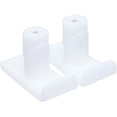 thumbnail image 2 of Carex White Walker Ski Glides Plastic 2.30 in. H X 3.50 in. L, 2 of 4