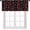 Fruit-1, variant on Fruit Patchwork Valance Curtains, Red Buffalo Check Strawberry Cherry Watermelon Fruits Theme Window Treatment Valances for Living Room Dining Room Bedroom, 54x18 Inch