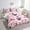Black Pink, variant on Boho Butterfly Bedding Queen Size 7pcs For Boys Girls Chic Animal Comforter Set,Sugar Skull Bedding Comforter Sets Psychedelic Galaxy Bed in a Bag Glitter Sun Moon Stars Bed Sheets Set Gothic Style