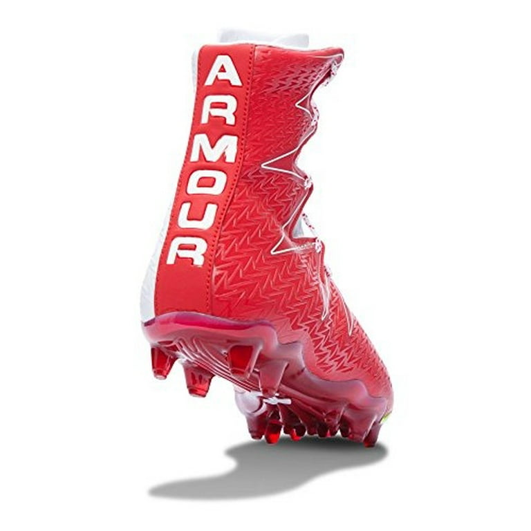 All red under armour football cleats sale