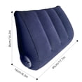 thumbnail image 6 of Joernso Inflatable Cushion Pillow Lightweight Portable Triangular Wedge Pillow with Dual Inflation Mode Built-in Pump Posture Support, 6 of 8