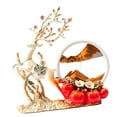 thumbnail image 5 of Tongina Deer Sculpture Quicksand Decor Ideal Gift Resin Moving Sand Art Liquid Motion Moving Sand Art Picture Decor for Desk Bedroom, 5 of 8
