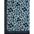 thumbnail image 6 of Navy Blue Floral Embroidered Net Saree - 20900862, 6 of 8