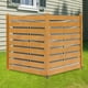 thumbnail image 1 of Slsy Valla de Aire Acondicionado, Cerramiento para Equipos de Piscina de 2 Paneles, 48" An x 48" Al Pantallas de Privacidad, Valla de Madera para Basureros y Jardín, Panel de Privacidad Exterior, 1 of 8