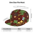 thumbnail image 6 of Balery Baseball Cap Flat Bill Hats for Men Adjustable Size for Running Workouts and Outdoor Activities All Seasons Dad Hat(Frogs and Mushrooms ), 6 of 9