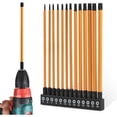 thumbnail image 3 of Juego de 13 puntas Torx largas, 6 pulgadas, acero magnético S-2 T6-T40, diámetro de 1/4 de pulgada, 3 of 5
