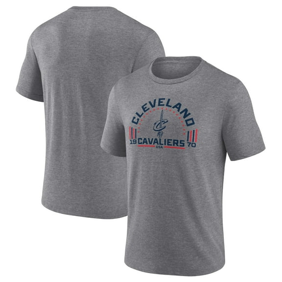 Men's Gray Cleveland Cavaliers Team Freedom Tri-Blend T-Shirt