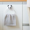 thumbnail image 2 of Towel Ring Panda Puppy Storage Rack Cartoon Rags Holder for Bathroom, 2 of 8