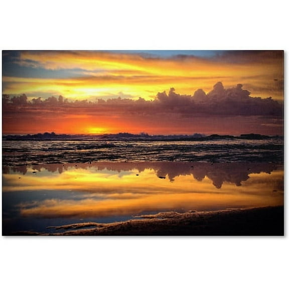 Trademark Fine Art Beata Czyzowska Young Morning Reflections Canvas Wall Art - 12x19