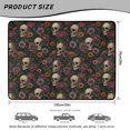 thumbnail image 7 of Xixirimido Universal Car Trunk Mat All Weather Trunk Protection Cargo Liner, Durable Non-slip Cargo Mat Rear Trunk Liner Car Accessories, Vintage Rose Skulls, 7 of 7