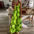 thumbnail image 2 of Lime Sleeveless Dress dress woman 2025 trendy Party dresses, 2 of 5