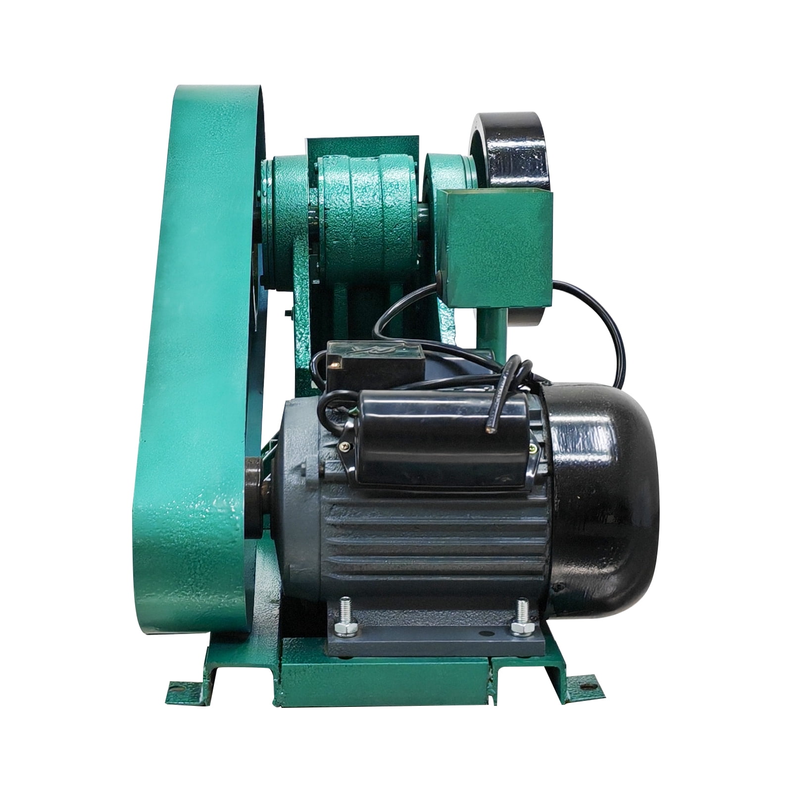 100X60 Mini Jaw Crusher Grinder Jaw Crushing Machine Rock Stone Milling Crush Machine Shatter Pulverizer Adjustable Crushing Size 220V